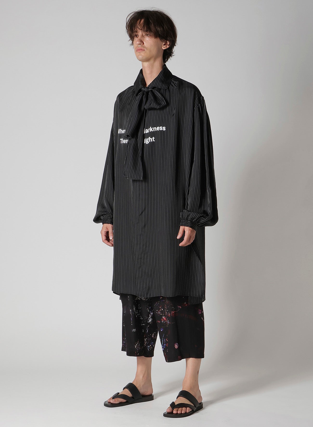 CU ST MESSAGE SCARF BLOUSE