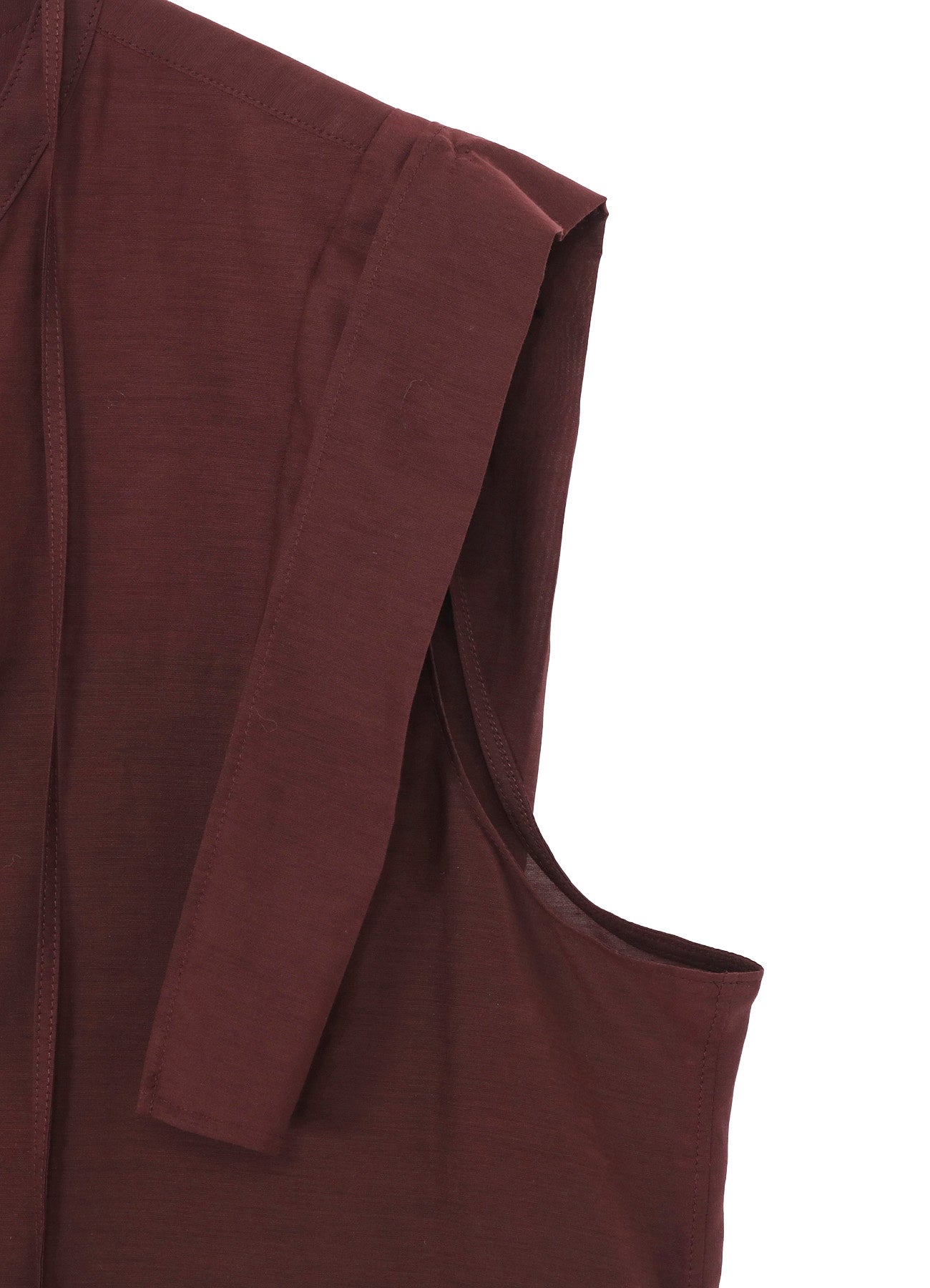 BURGUNDY HUMAN STRING COLLAR B/ HUMAN