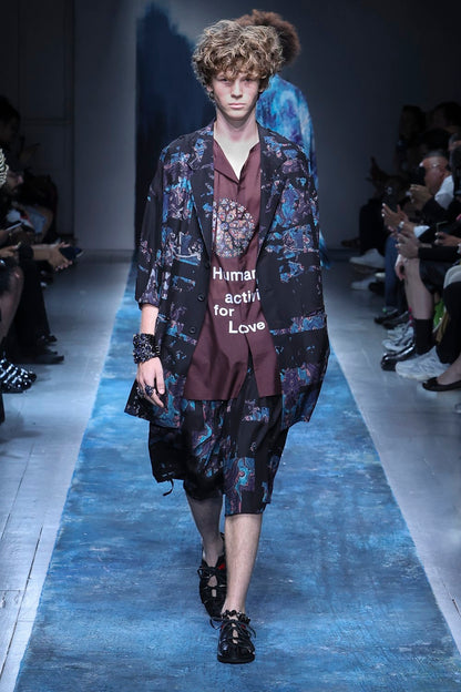 BURGUNDY HUMAN STRING COLLAR B/ HUMAN