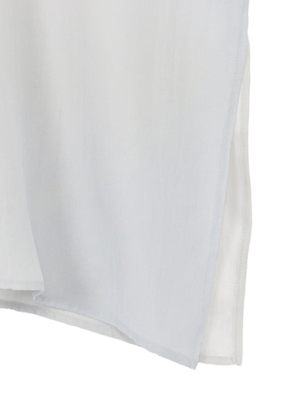 <PIECE UNIQUE>CORAL FRONT TAB ATTACHED BLOUSE
