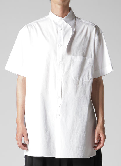 COTTON BROAD ASYMMETRIC LONG BLOUSE
