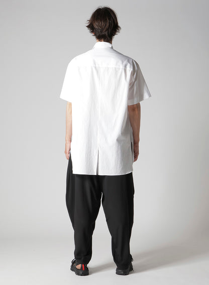 COTTON BROAD ASYMMETRIC LONG BLOUSE
