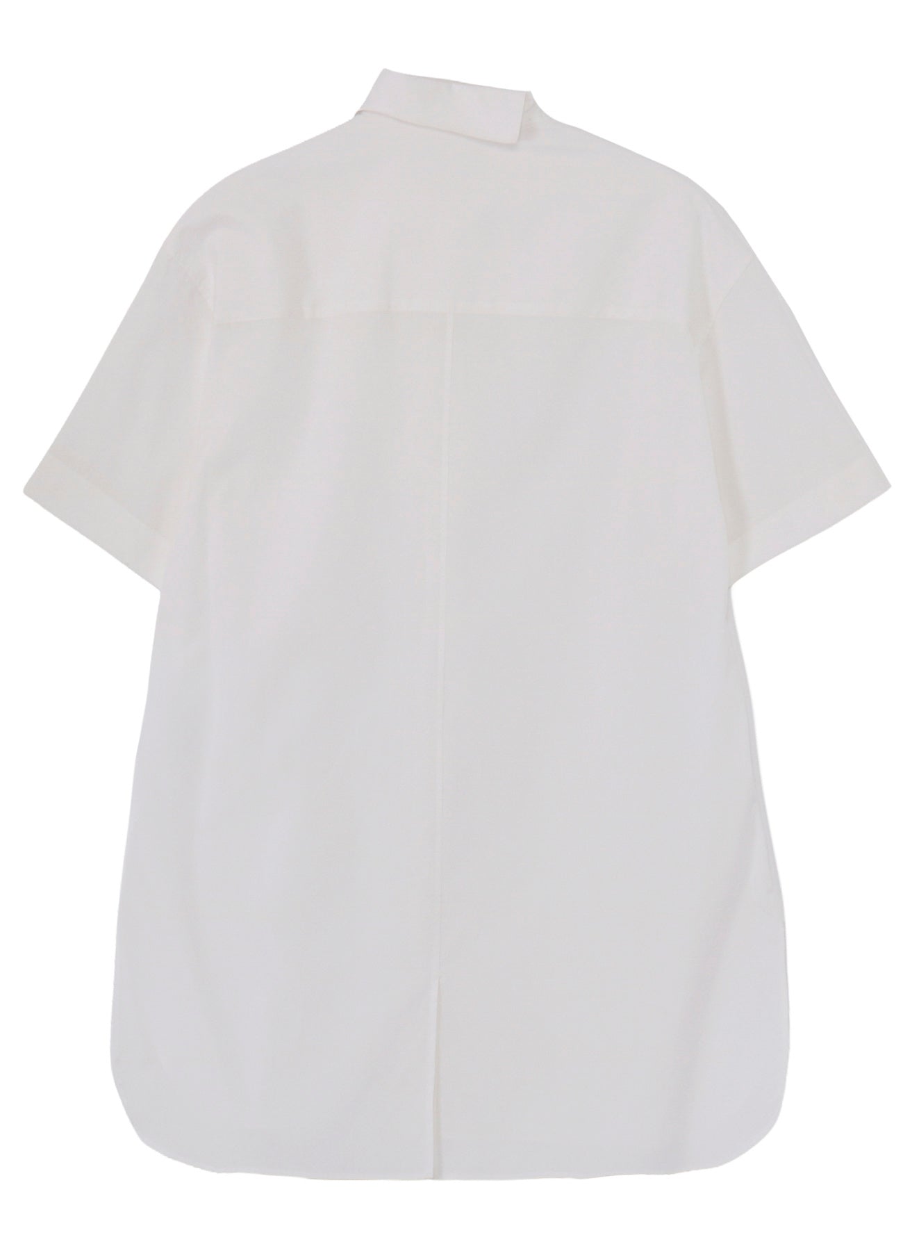COTTON BROAD ASYMMETRIC LONG BLOUSE