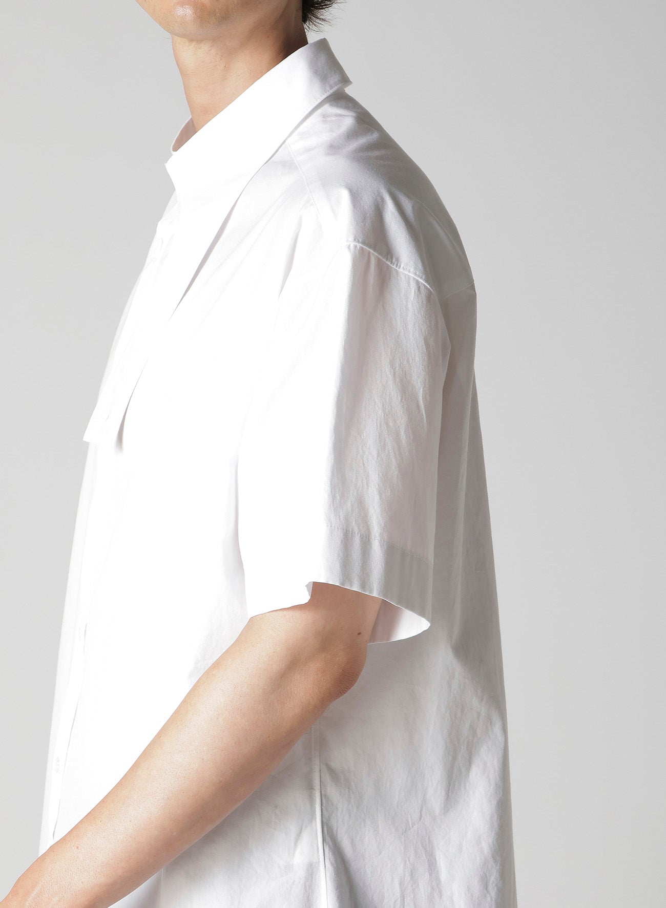COTTON BROAD ASYMMETRIC LONG BLOUSE – THE SHOP YOHJI YAMAMOTO