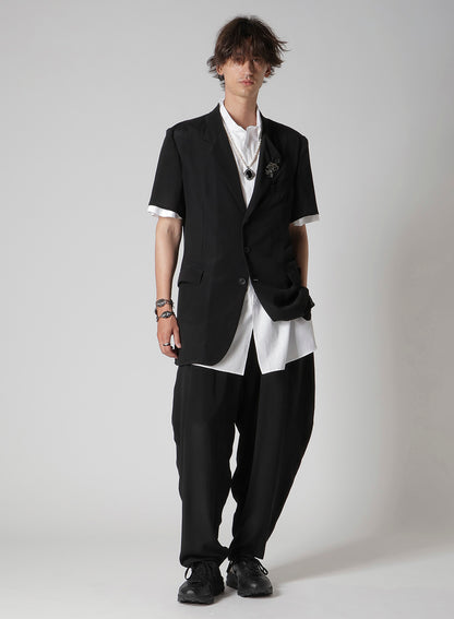 COTTON BROAD ASYMMETRIC LONG BLOUSE