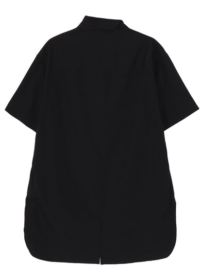 COTTON BROAD ASYMMETRIC LONG BLOUSE
