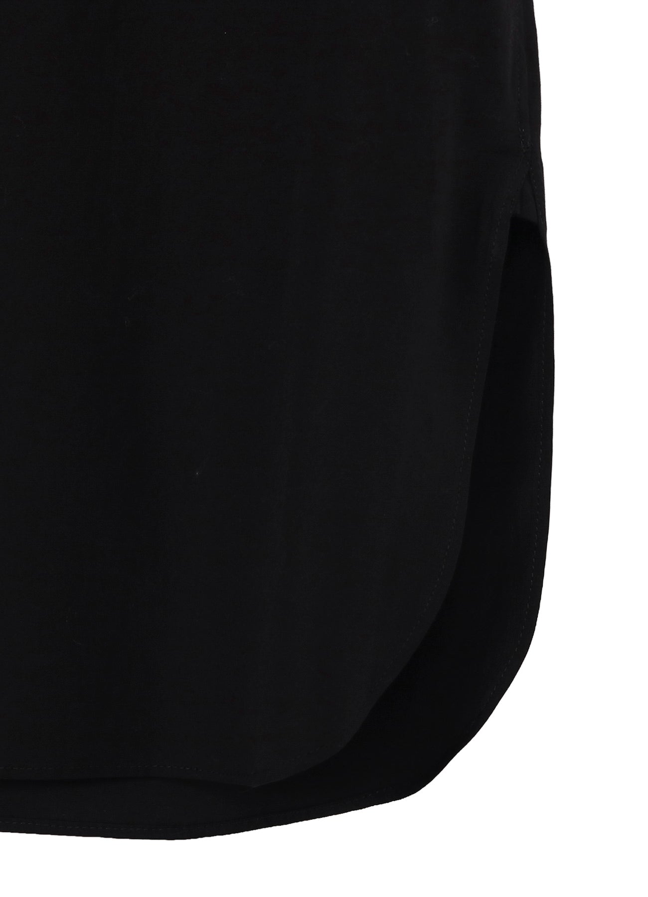 COTTON BROAD ASYMMETRIC LONG BLOUSE