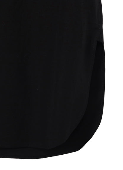 COTTON BROAD ASYMMETRIC LONG BLOUSE