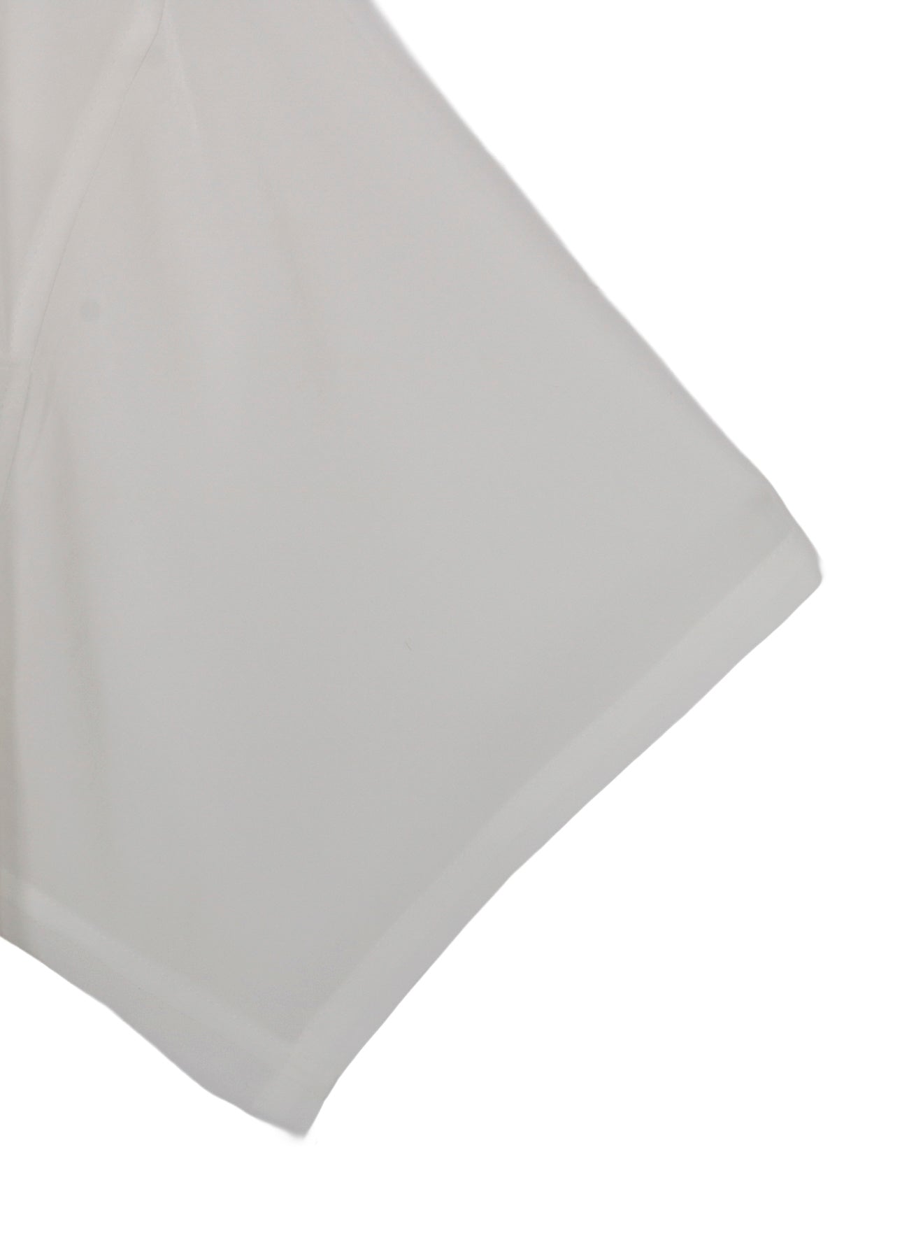 WHITE TA TUXEDO SHORT SLEEVE LAYERED BLOUSE