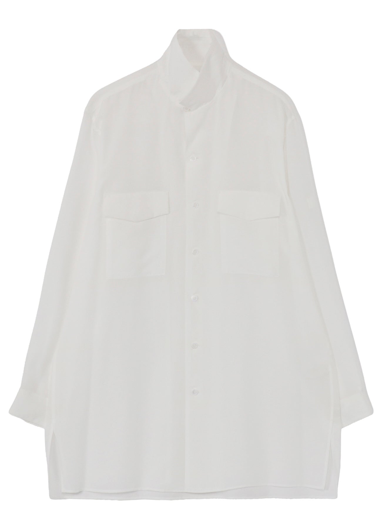SUIT S POPLIN CDH OPEN COLLAR SHIRT