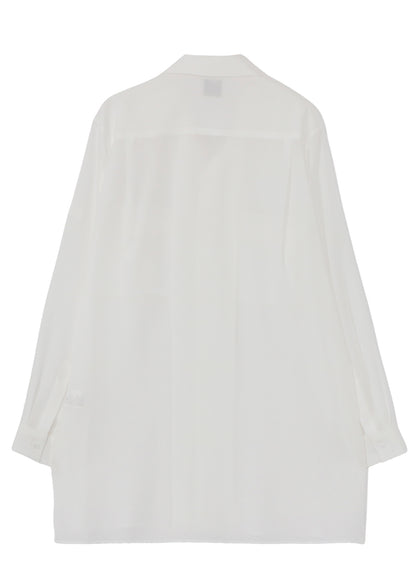 SUIT S POPLIN CDH OPEN COLLAR SHIRT