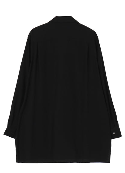 SUIT S POPLIN CDH OPEN COLLAR SHIRT