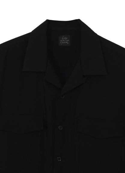 SUIT S POPLIN CDH OPEN COLLAR SHIRT