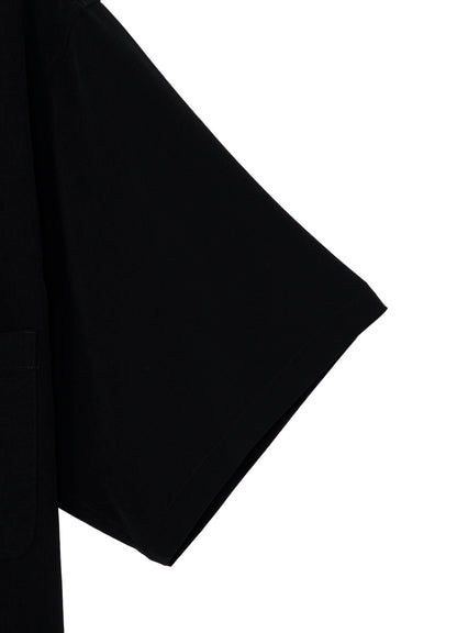TA TUXEDO SHORT SLEEVE BLOUSE
