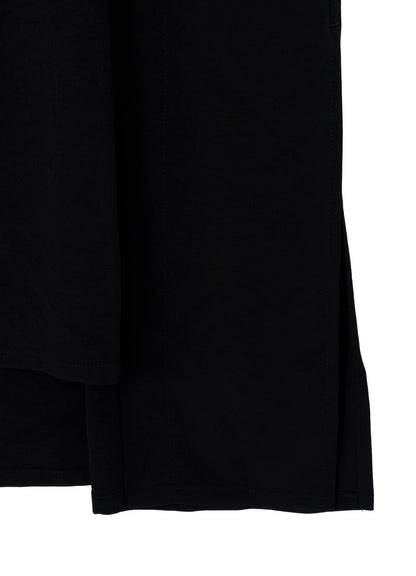 TA TUXEDO SHORT SLEEVE LAYERED BLOUSE