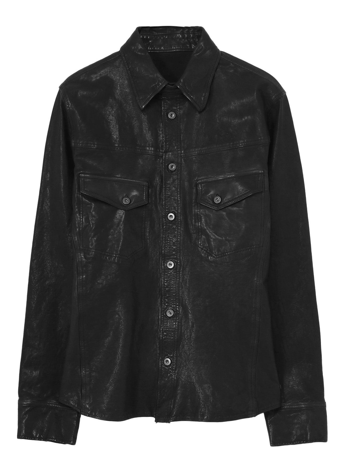 Yohji Yamamoto × BACKLASH ミモザ染めシャツブルゾン BL MIMOSA GARMENT DYED PANEL BLOUSE – THE SHOP YOHJI YAMAMOTO