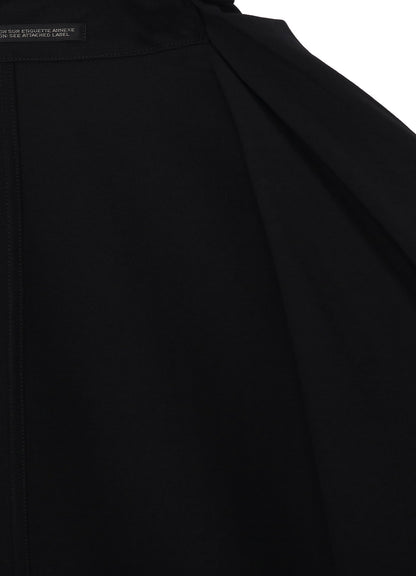 WOOL GABARDINE STOLE COAT