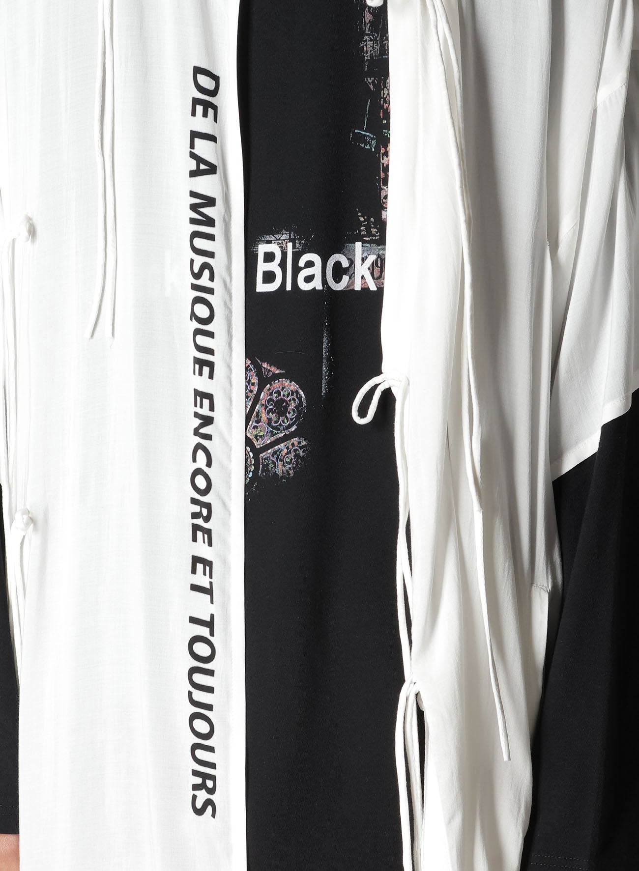 RY MESSAGE PRINTED CHINA DRESS