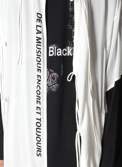 RY MESSAGE PRINTED CHINA DRESS