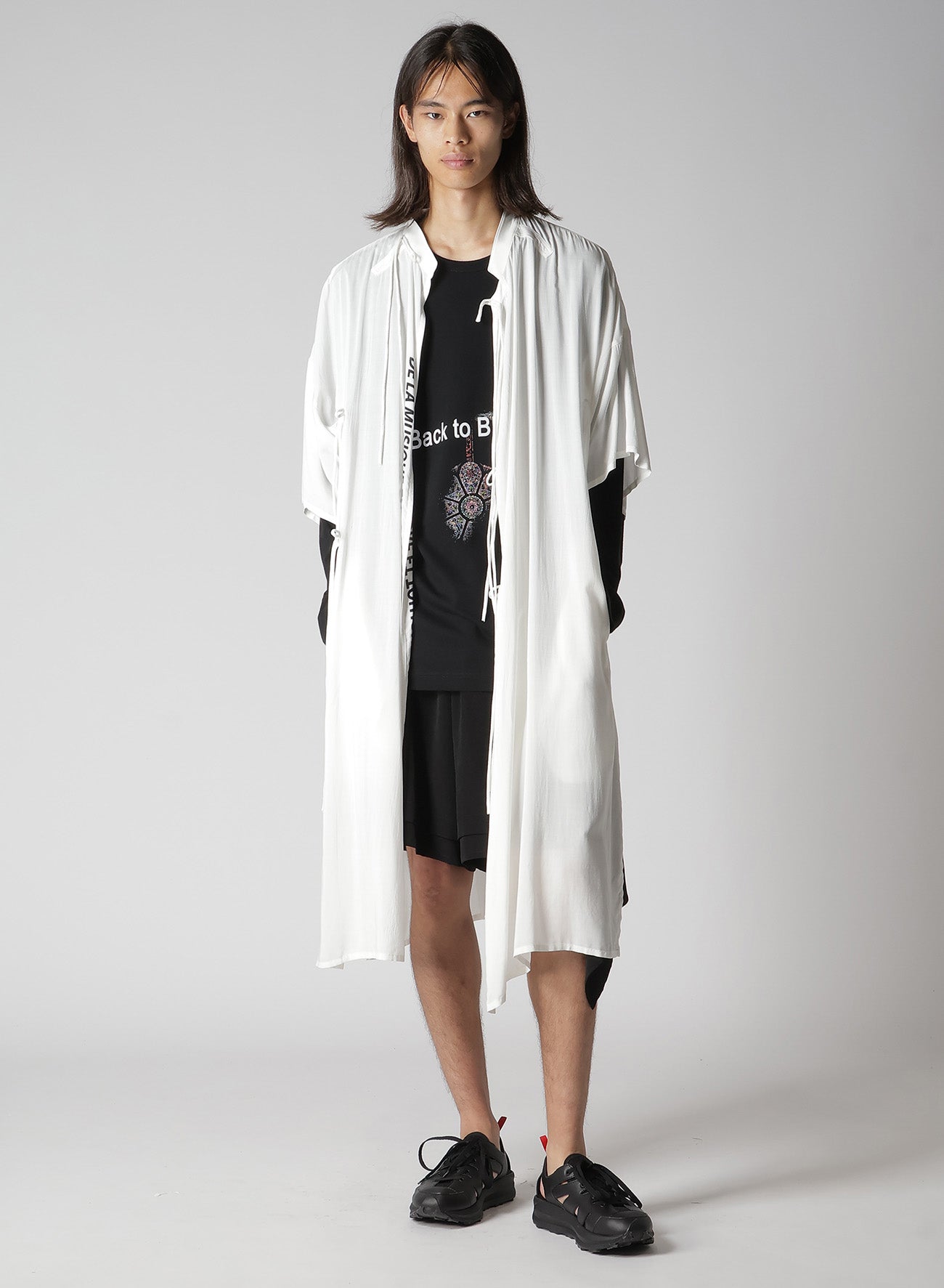 RY MESSAGE PRINTED CHINA DRESS