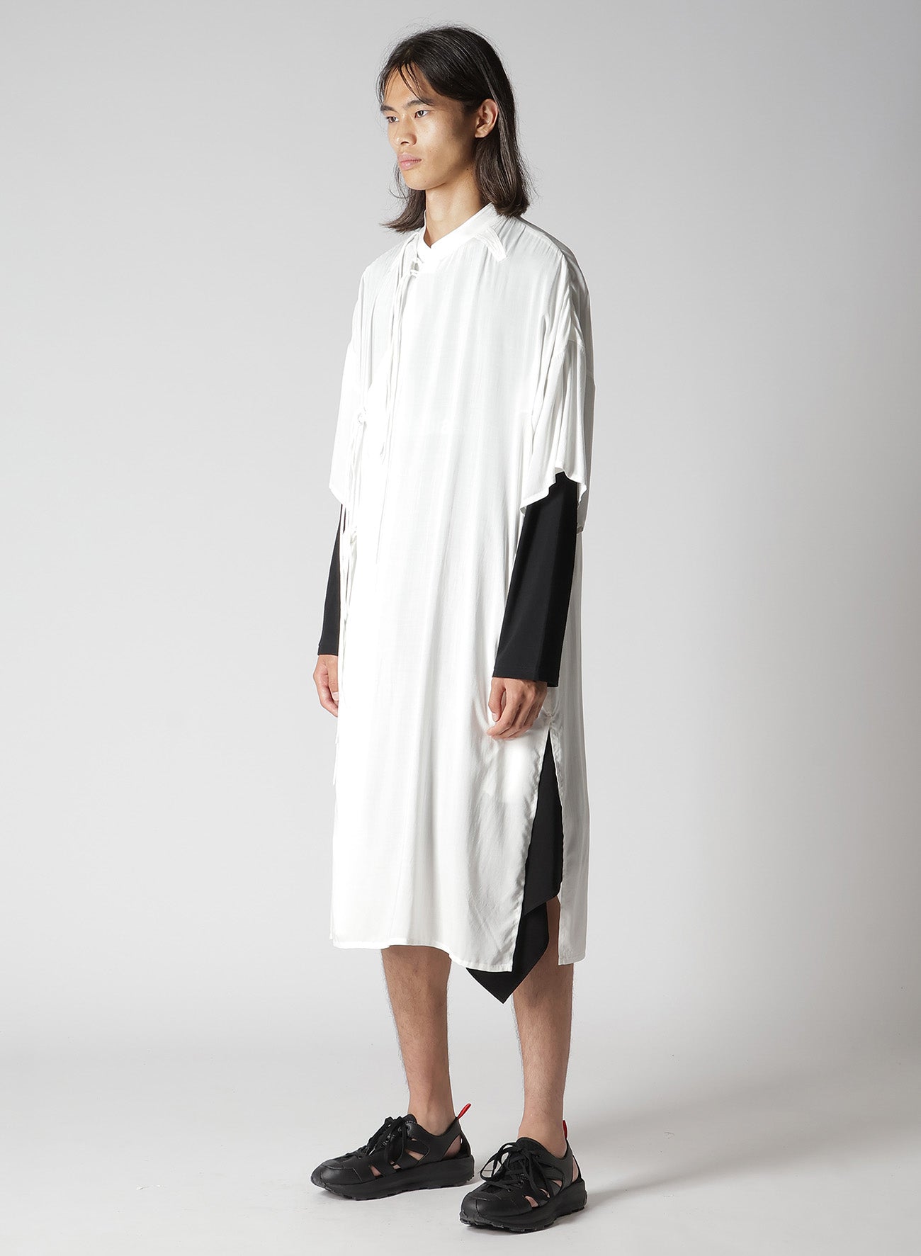 RY MESSAGE PRINTED CHINA DRESS