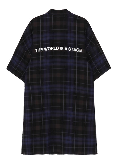 <PIECE UNIQUE>RY PLAID DOUBLE PLAID DRESS