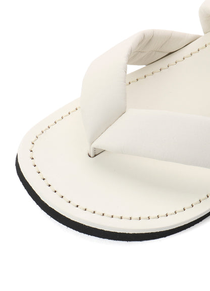 SOFT LEATHER STRAP FLIP FLOPS