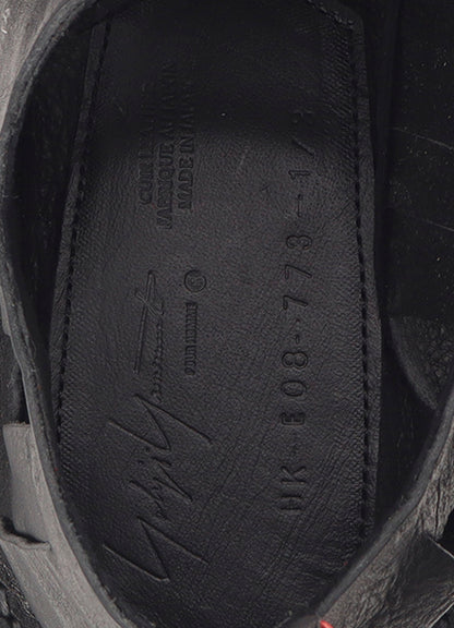 OIL COW LEATHER GLADIATOR SHOES