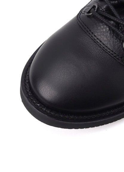 SOFT SHRINK LEATHER MILITARY BOOTS