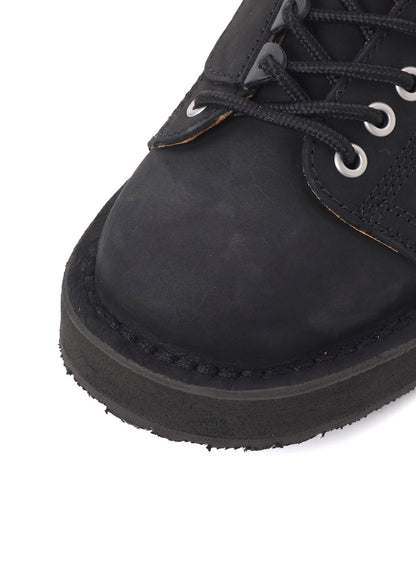 MAT SMOOTH LEATHER ZIP BIKER BOOTS