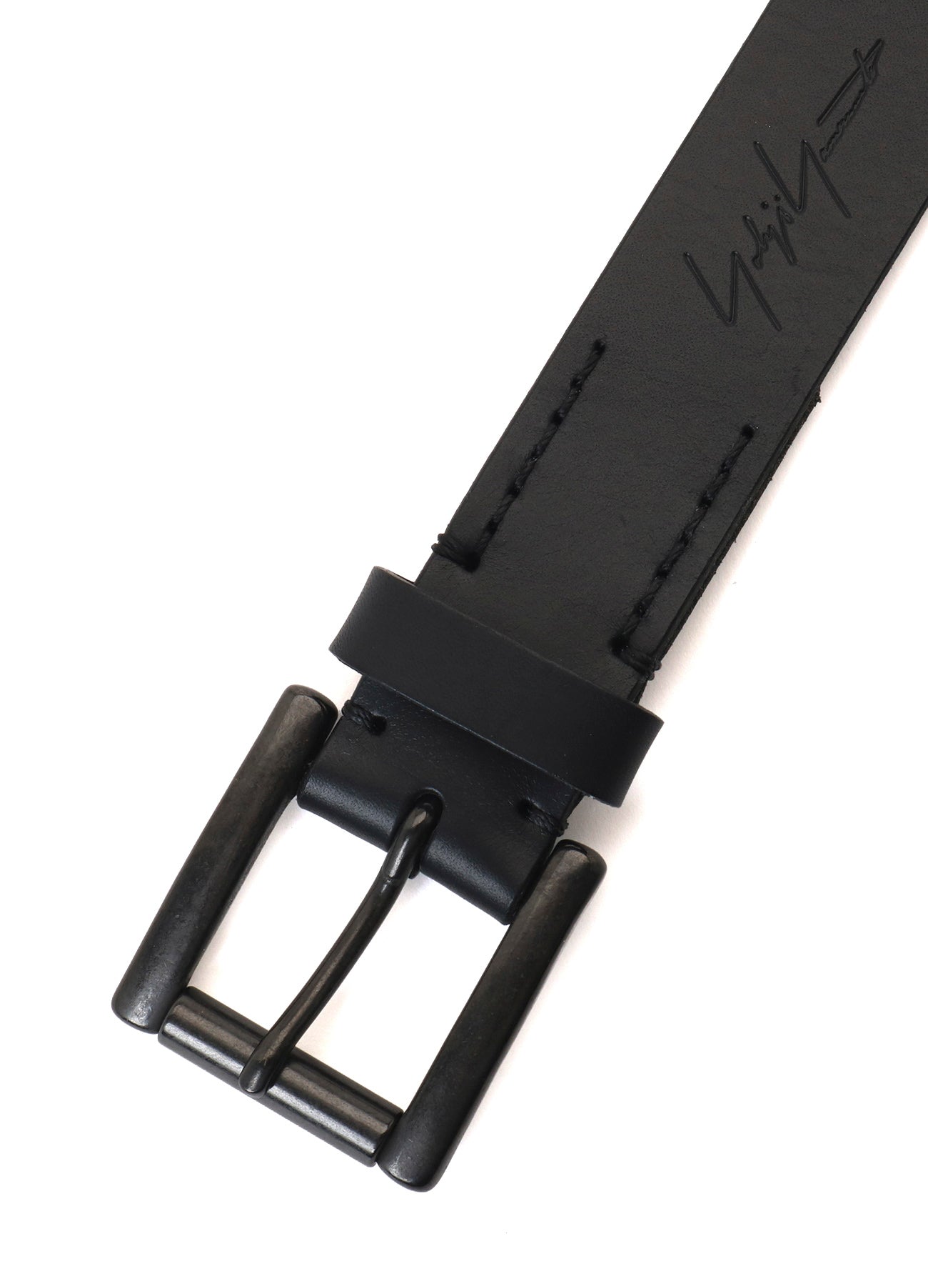 MAT SOFT OIL LEATHER 30MM BASIC BELT – THE SHOP YOHJI YAMAMOTO
