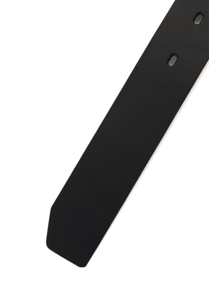 MAT SOFT OIL LEATHER 30MM BASIC BELT