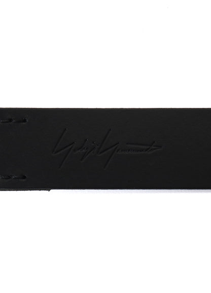 MAT SOFT OIL LEATHER 30MM BASIC BELT