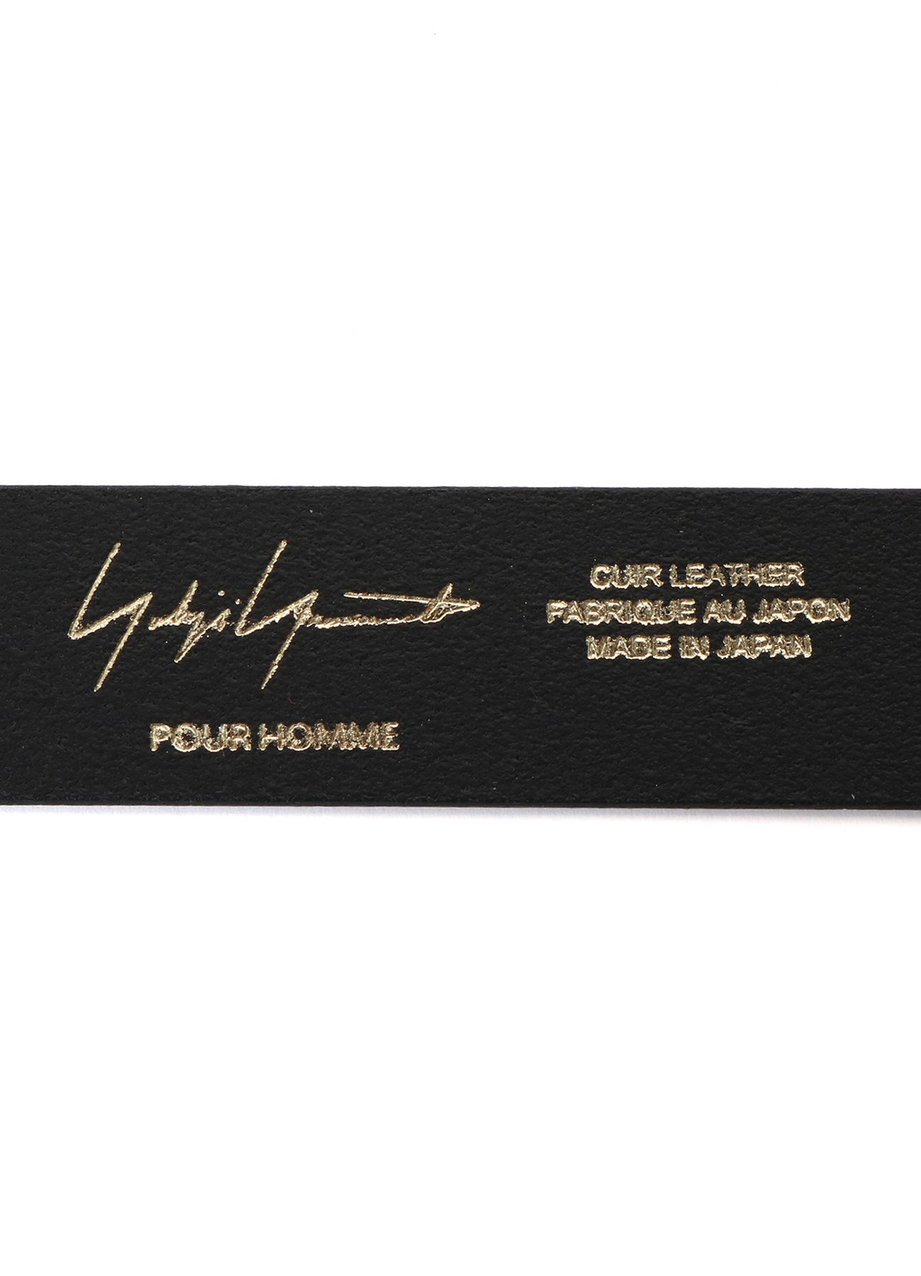 MAT SOFT OIL LEATHER 30MM BASIC BELT