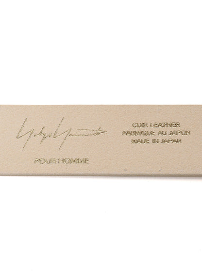 IVORY PIGMENT 30MM BASIC BELT