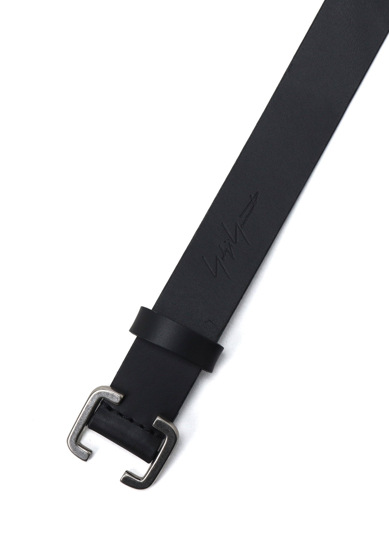 MAT SOFT OIL LEATHER 30MM FREE BELT – THE SHOP YOHJI YAMAMOTO