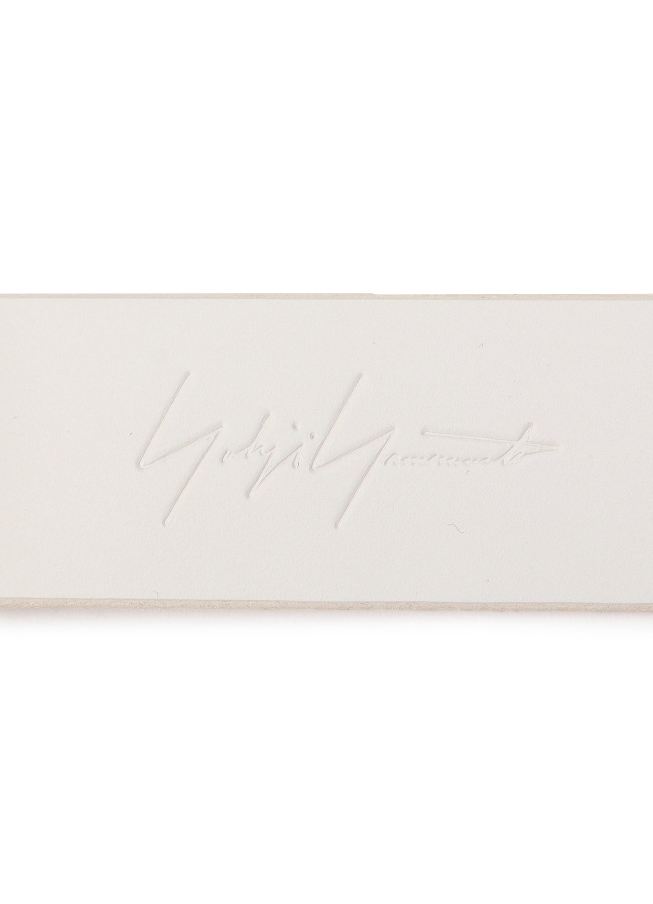 WHITE LEATHER 30MM FREE BELT