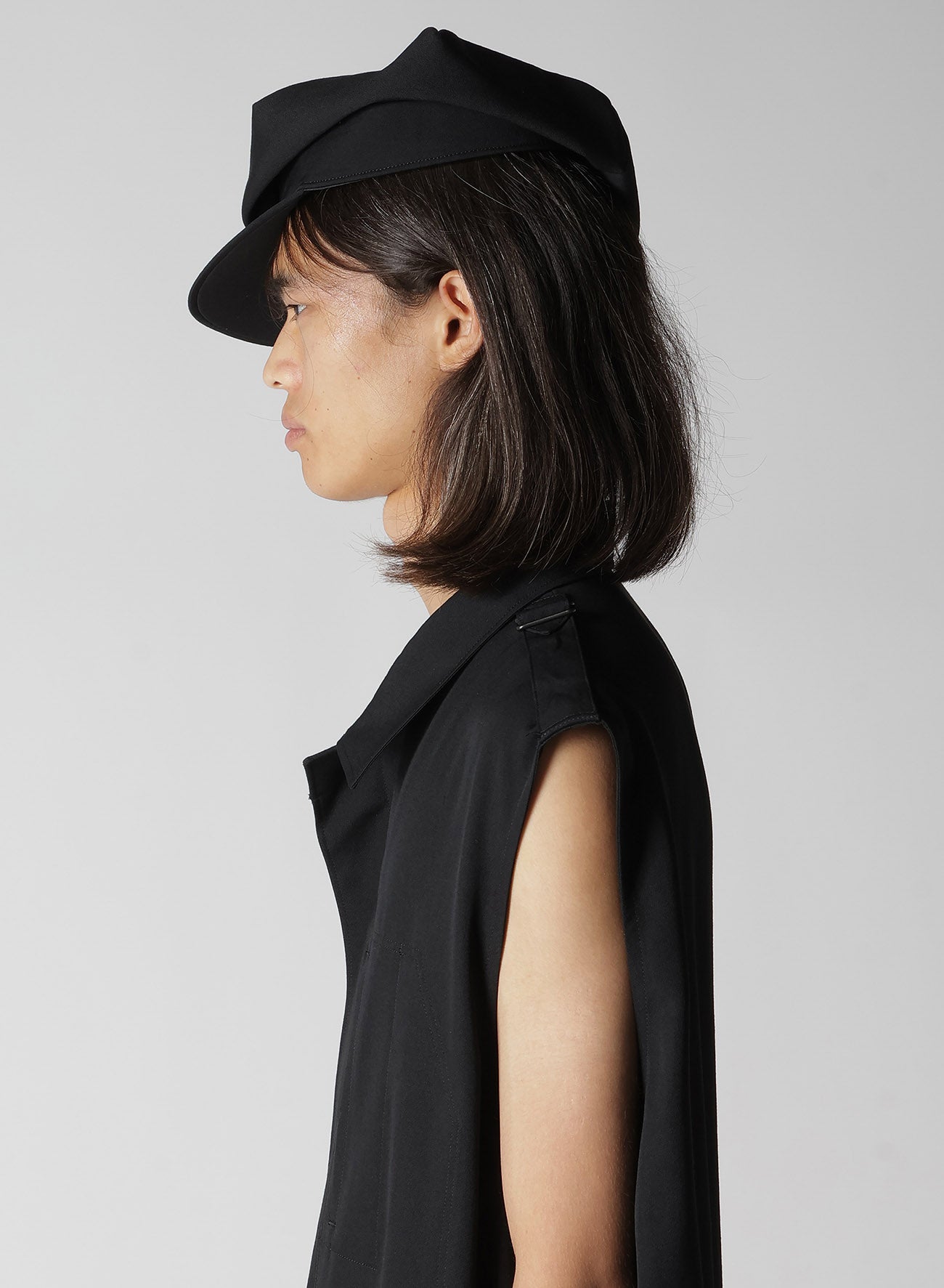 GABARDINE DARTS CASQUETTE – THE SHOP YOHJI YAMAMOTO