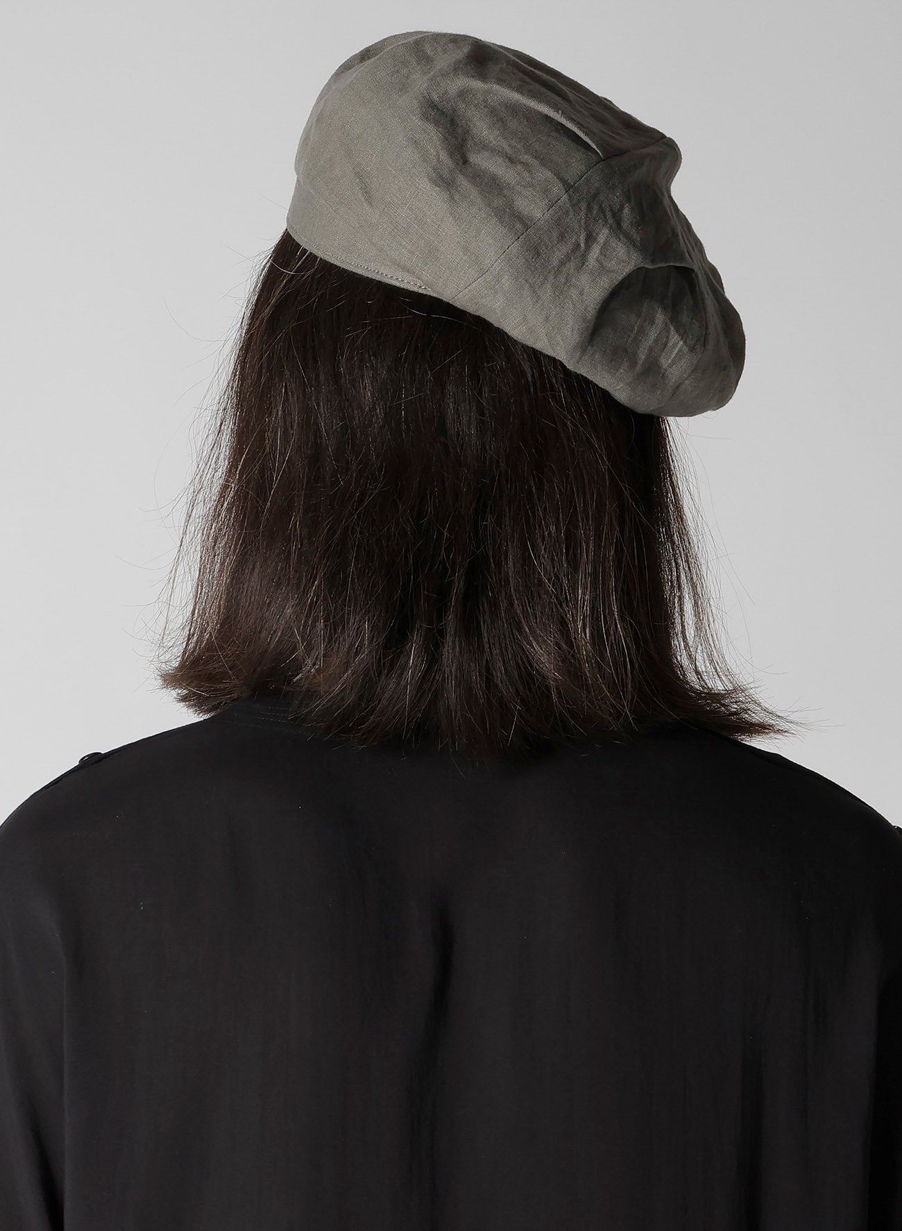 40/1 JP FLAX FLAT TUCK CASQUETTE – THE SHOP YOHJI YAMAMOTO