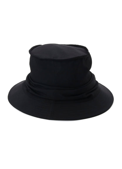 GABARDINE DRAPE HAT