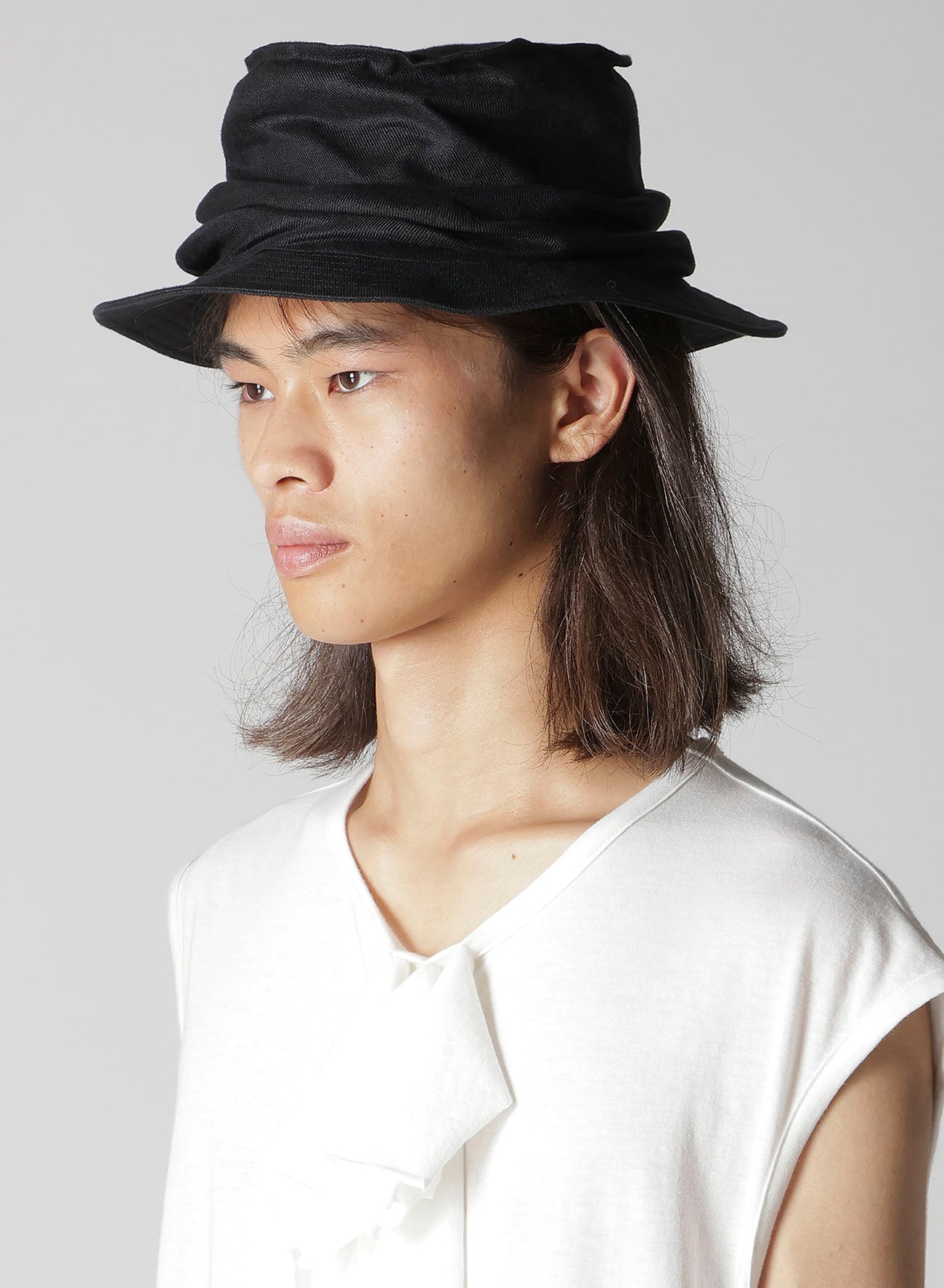 ハッピ♥️ 40/1 FLAX TWILL DRAPE HAT – THE SHOP YOHJI YAMAMOTO