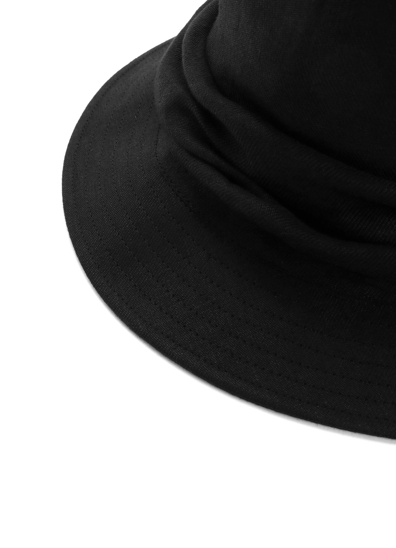 40/1 FLAX TWILL DRAPE HAT – THE SHOP YOHJI YAMAMOTO 40/1 FLAX TWILL DRAPE HAT – THE SHOP YOHJI YAMAMOTO