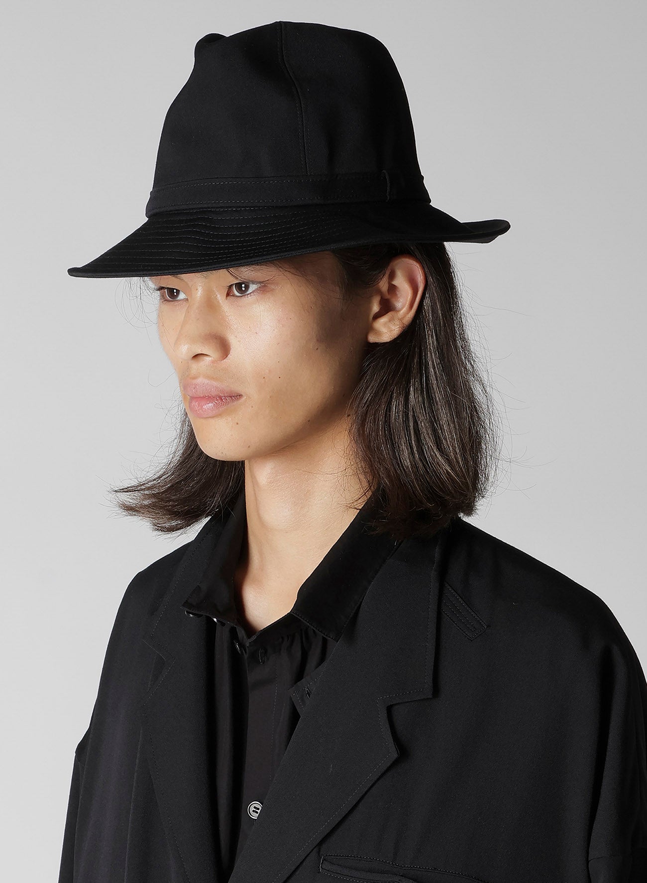 WOOL GABARDINE FEDORA HAT – THE SHOP YOHJI YAMAMOTO