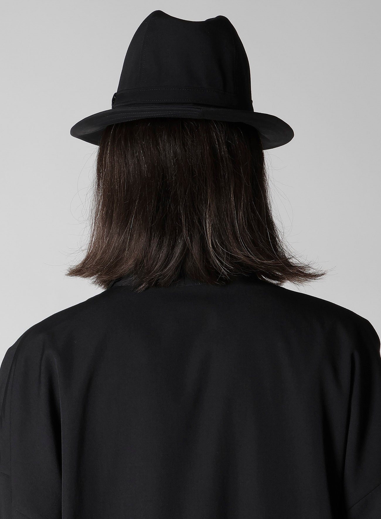 WOOL GABARDINE FEDORA HAT