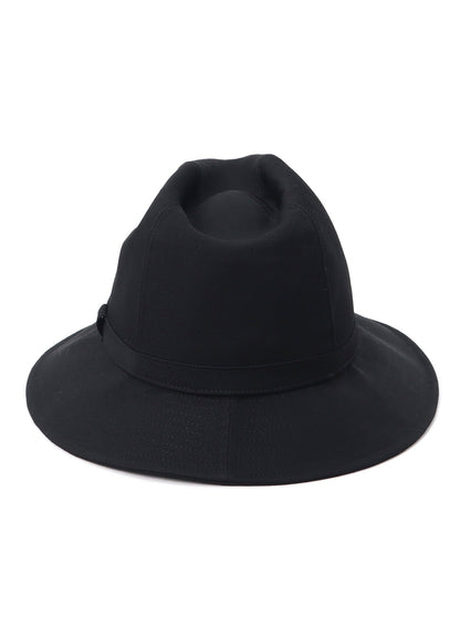 WOOL GABARDINE FEDORA HAT