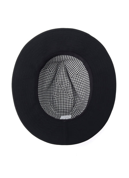 WOOL GABARDINE FEDORA HAT