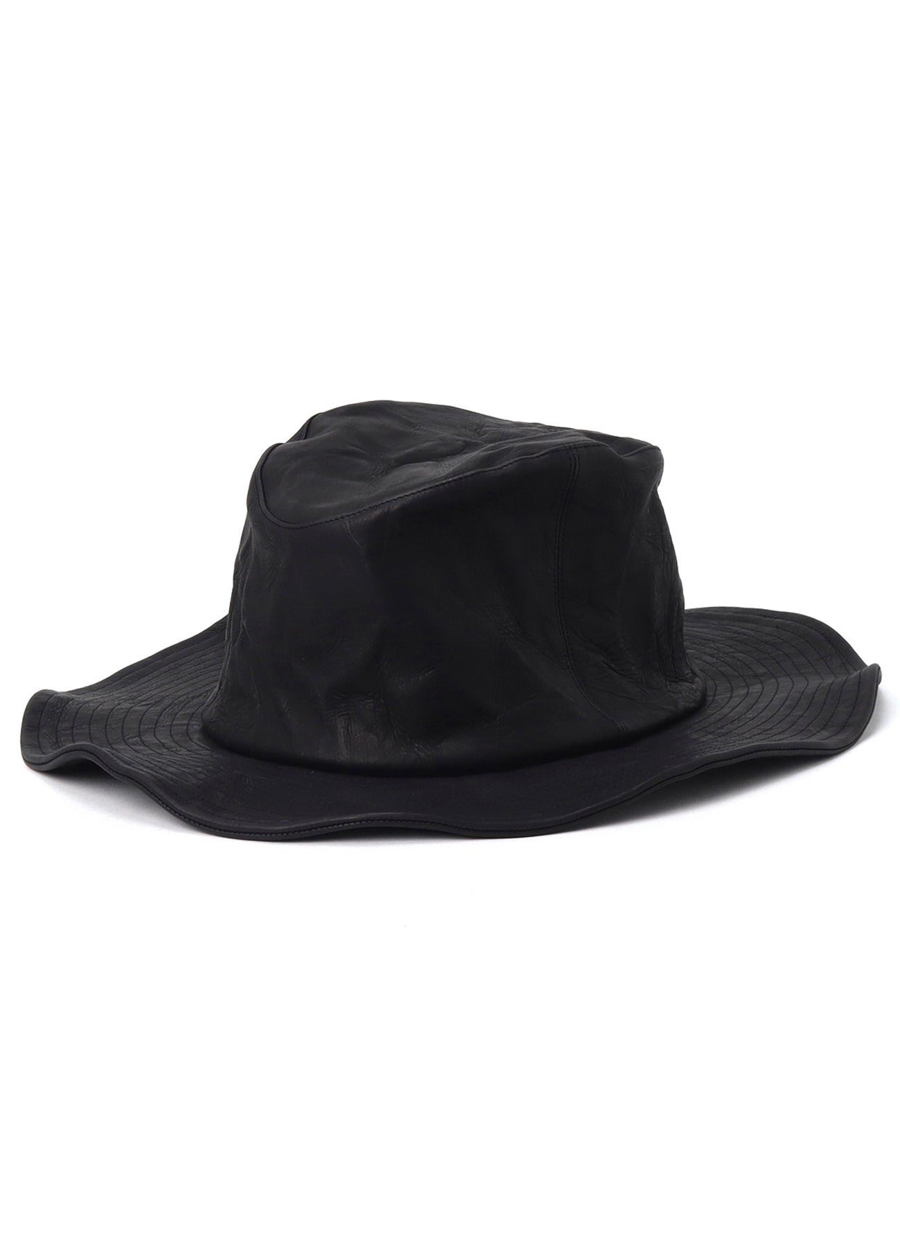 WASHED CALF COWBOY HAT BLACK – THE SHOP YOHJI YAMAMOTO