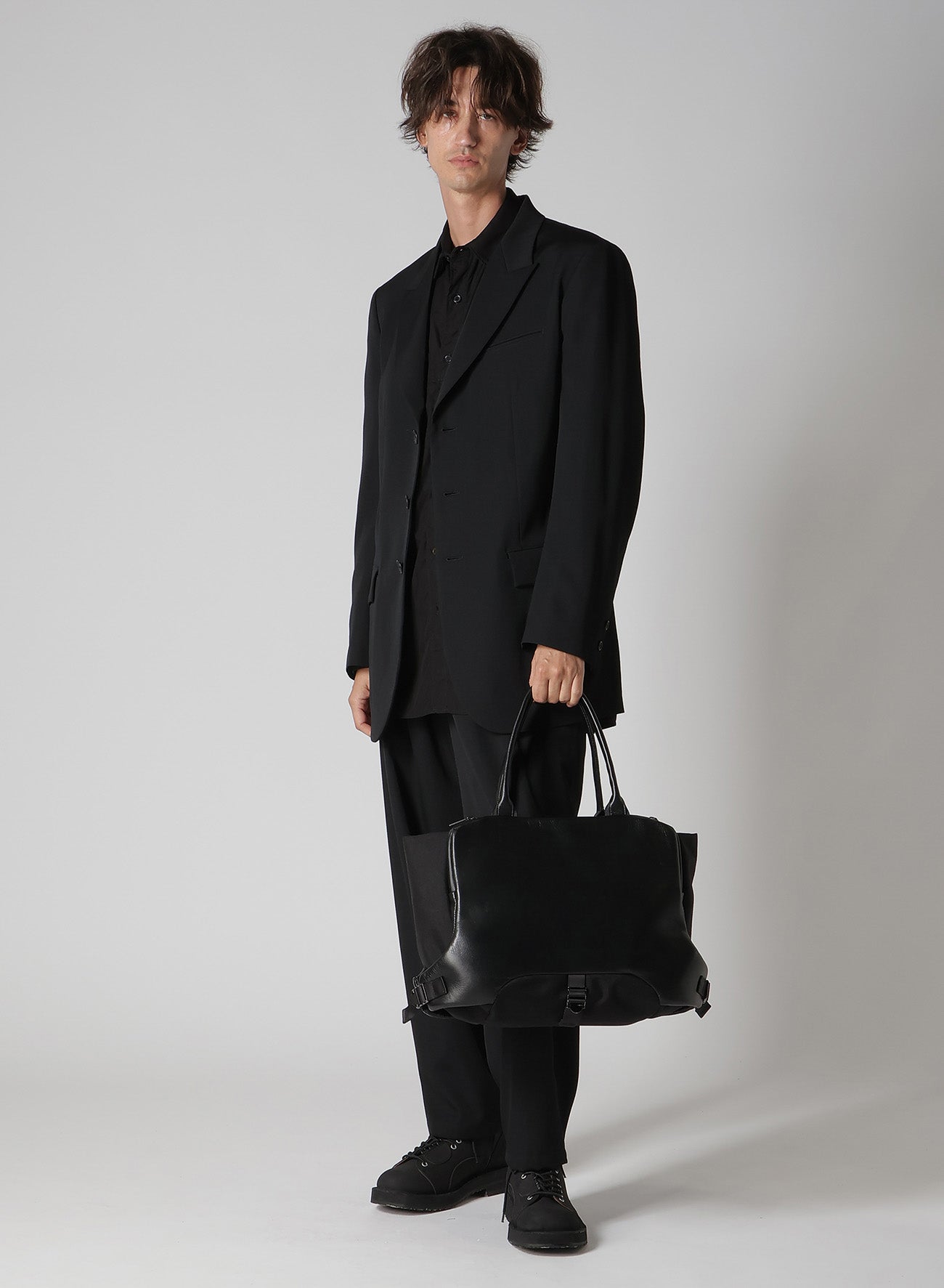 SMOOTH COW LEATHER/NY0 SYSTEM TOTE BAG – THE SHOP YOHJI YAMAMOTO