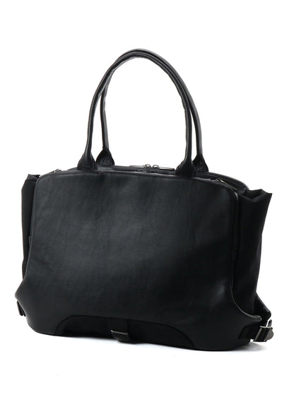 SMOOTH COW LEATHER/NY0 SYSTEM TOTE BAG