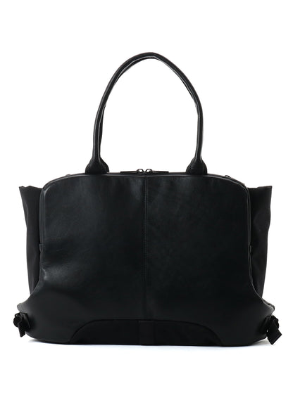 SMOOTH COW LEATHER/NY0 SYSTEM TOTE BAG